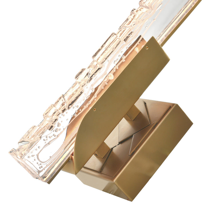 Valira Integrated LED Brass Wall Light
