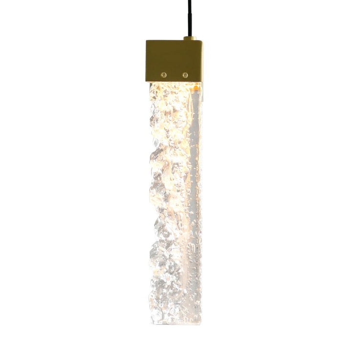 Lava Integrated LED Brass Mini Pendant