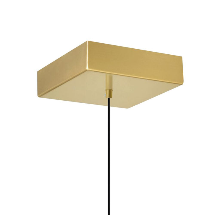 Lava Integrated LED Brass Mini Pendant