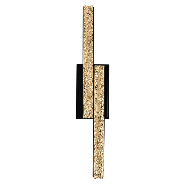 Stagger Integrated LED Black Vanity Light