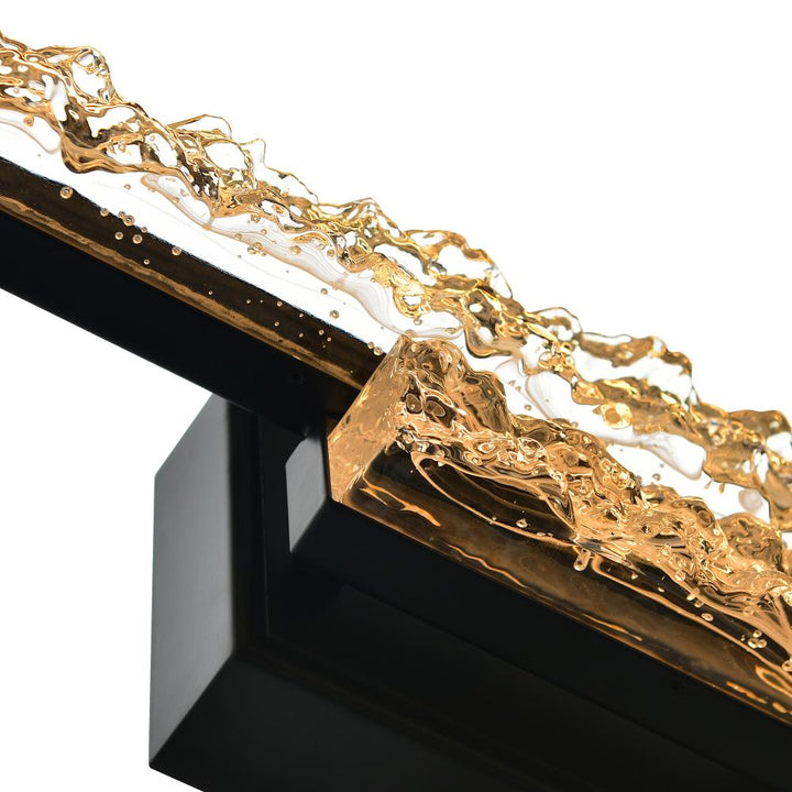 Stagger Integrated LED Black Vanity Light