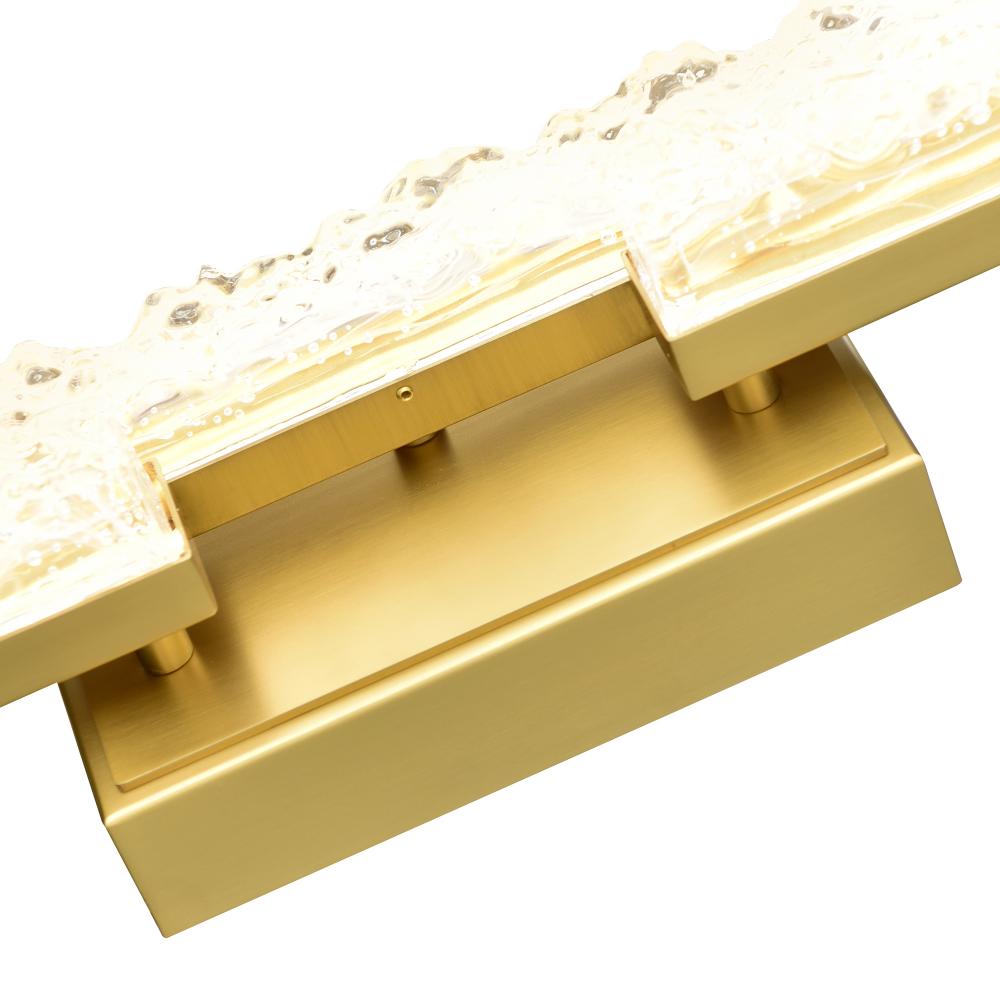 Stagger Integrated LED Brass Vanity Light