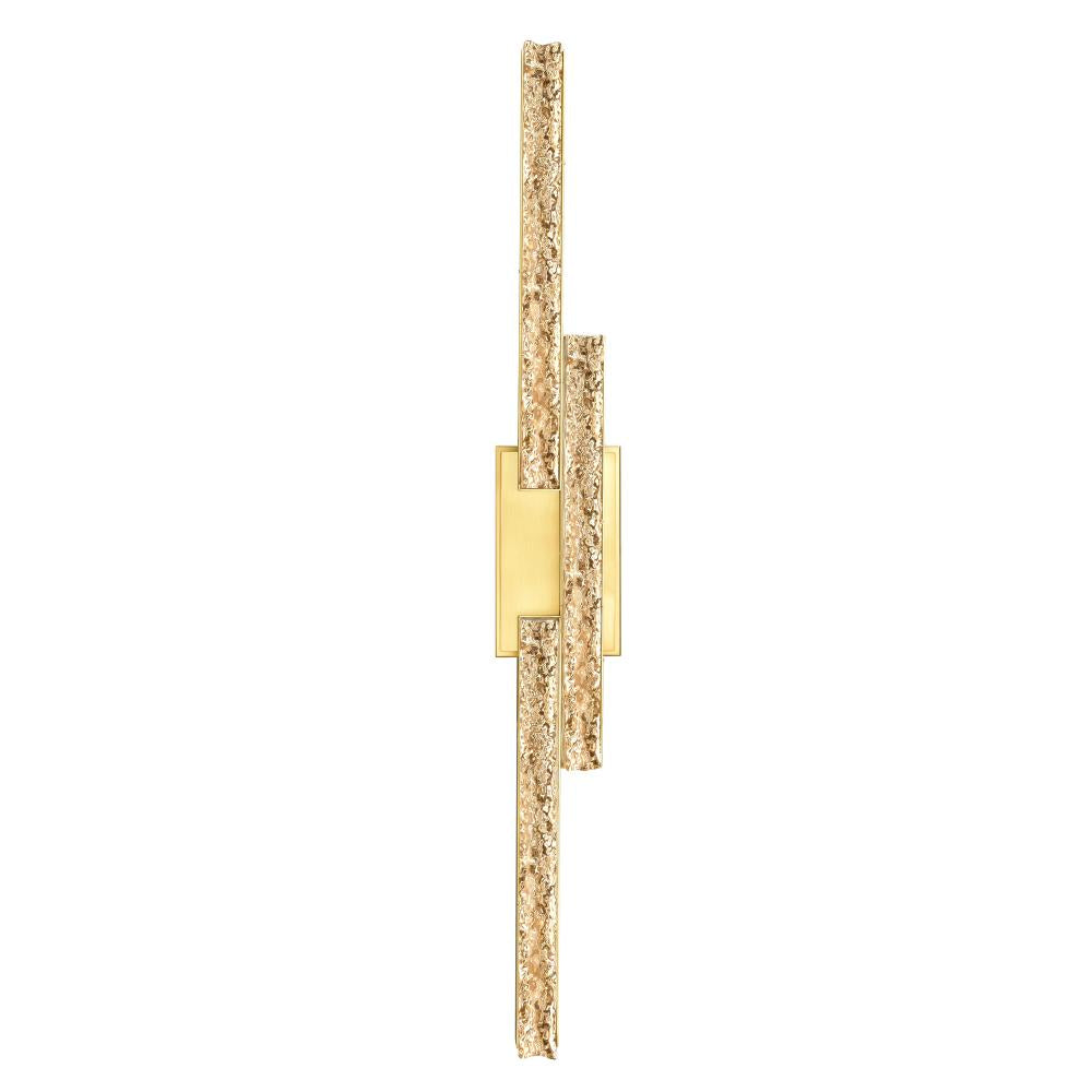 Stagger Integrated LED Brass Vanity Light