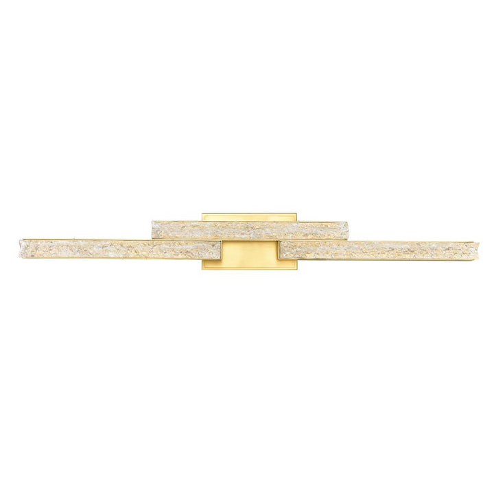 Stagger Integrated LED Brass Vanity Light