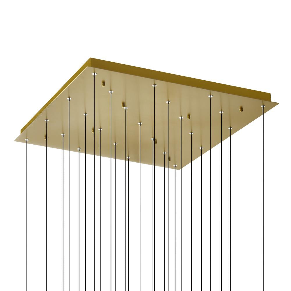 Greta Integrated LED Brass Chandelier