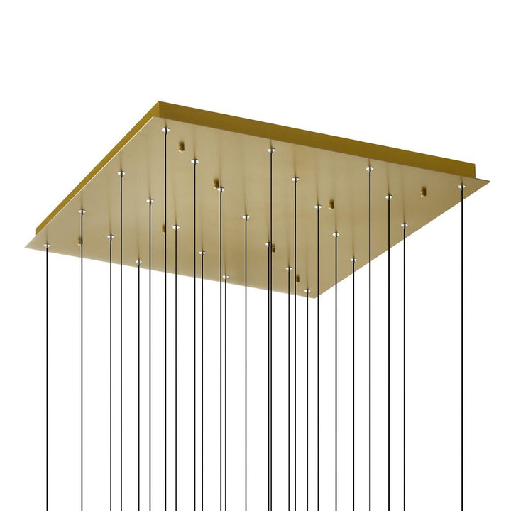 Greta Integrated LED Brass Chandelier
