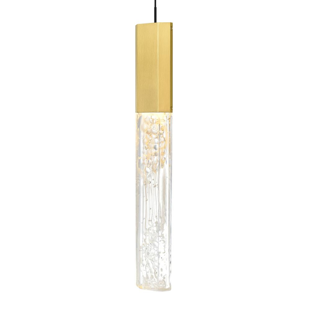Greta Integrated LED Brass Chandelier
