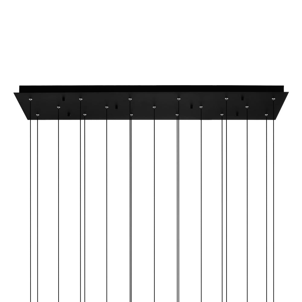 Greta Integrated LED Black Chandelier