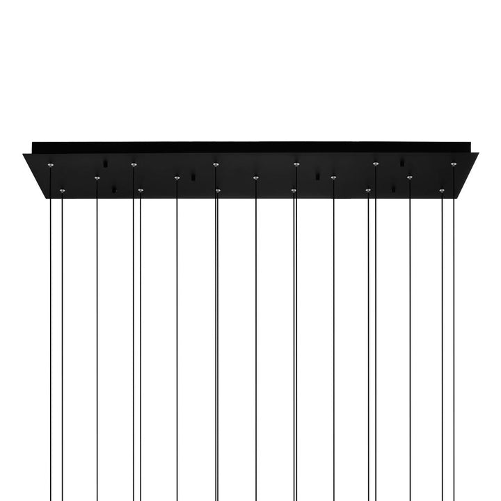 Greta Integrated LED Black Chandelier