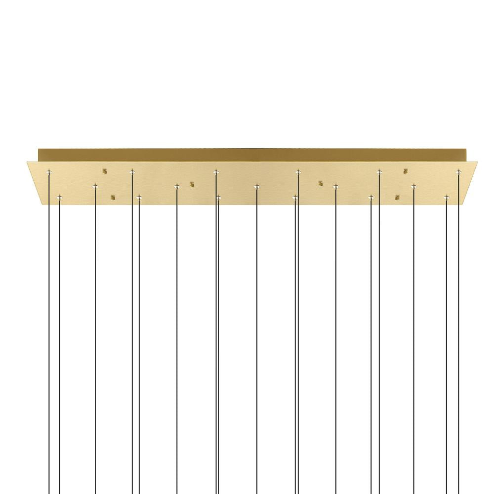 Greta Integrated LED Brass Chandelier