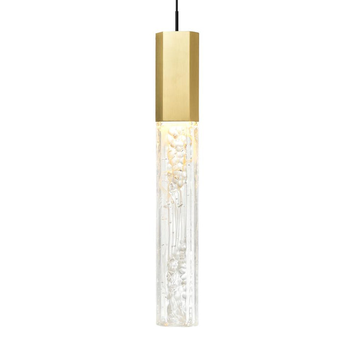 Greta Integrated LED Brass Mini Pendant