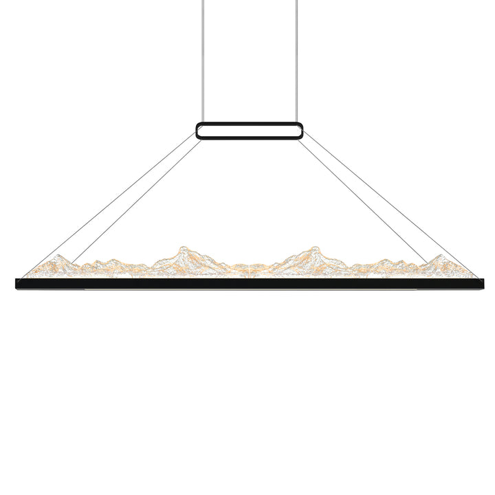 Himalayas Integrated LED Black Island/Pool Table Light