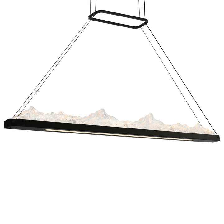 Himalayas Integrated LED Black Island/Pool Table Light