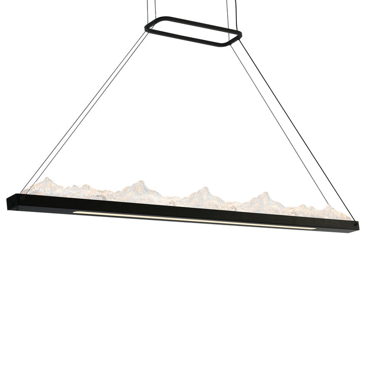 Himalayas Integrated LED Black Island/Pool Table Light