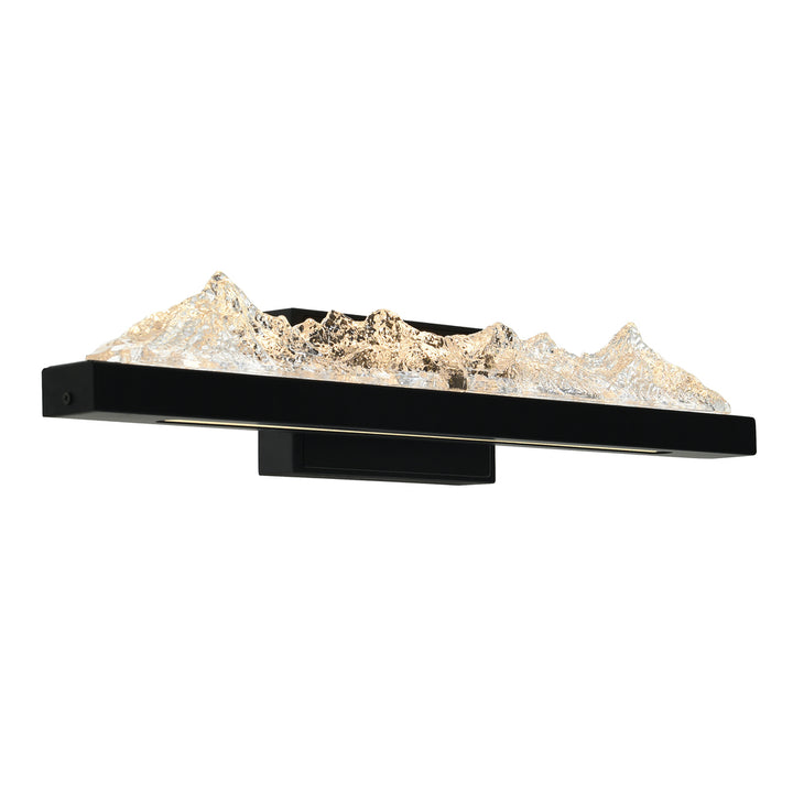 Himalayas Integrated LED Black Vanity Light