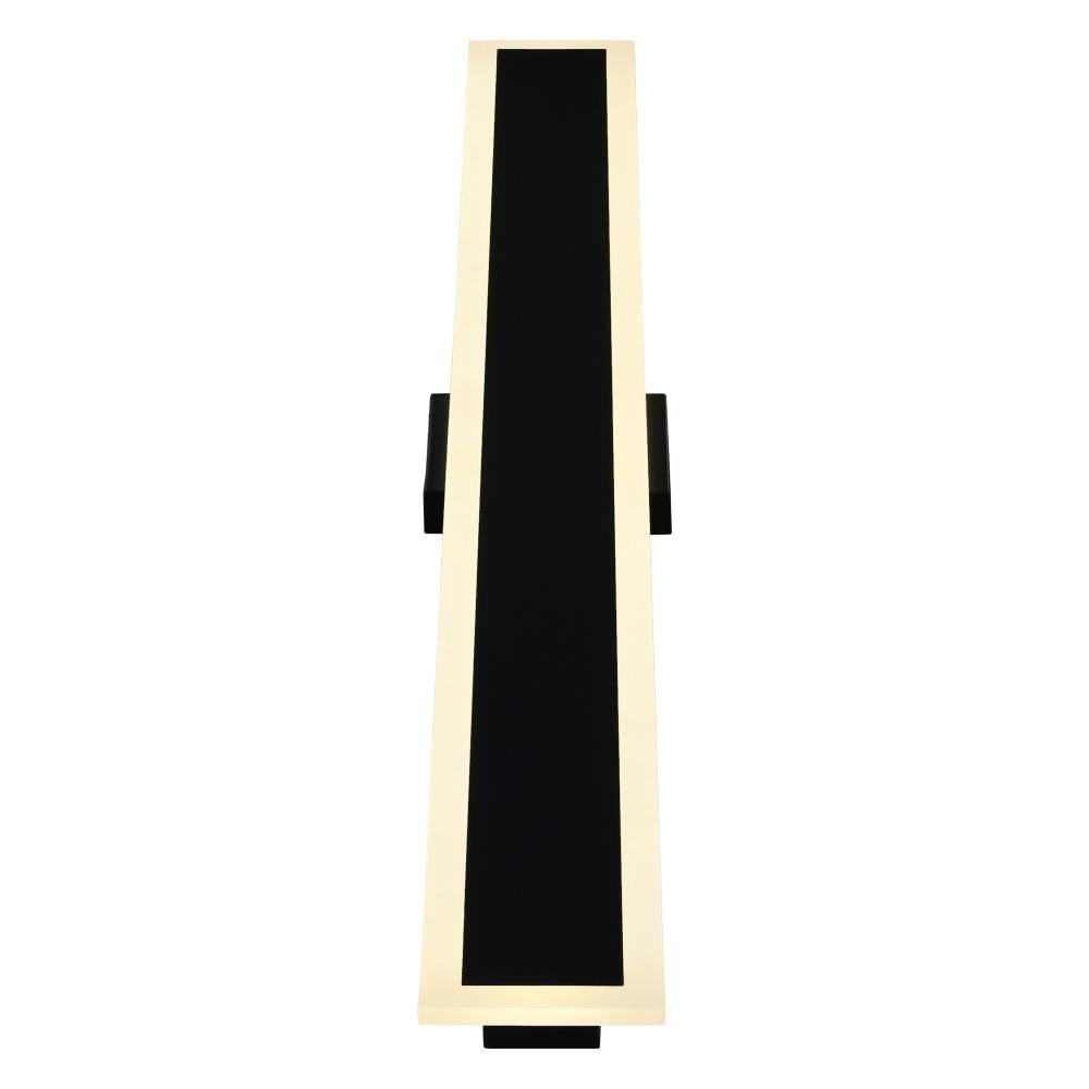 Malibu LED Integrated Black Outdoor Wall Light