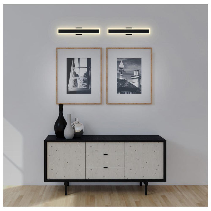Malibu LED Integrated Black Outdoor Wall Light