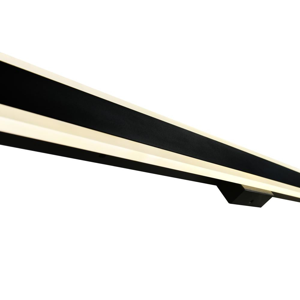 Malibu LED Integrated Black Outdoor Wall Light