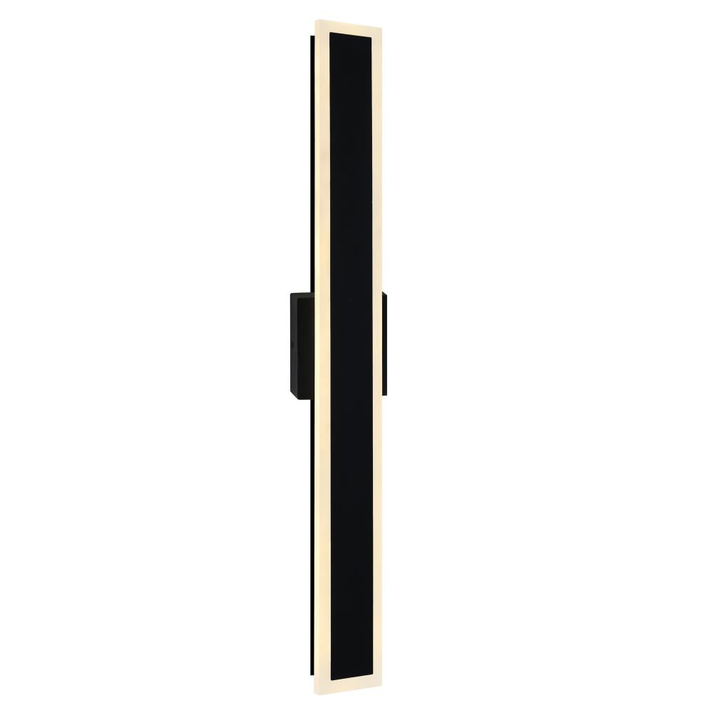 Malibu LED Integrated Black Outdoor Wall Light