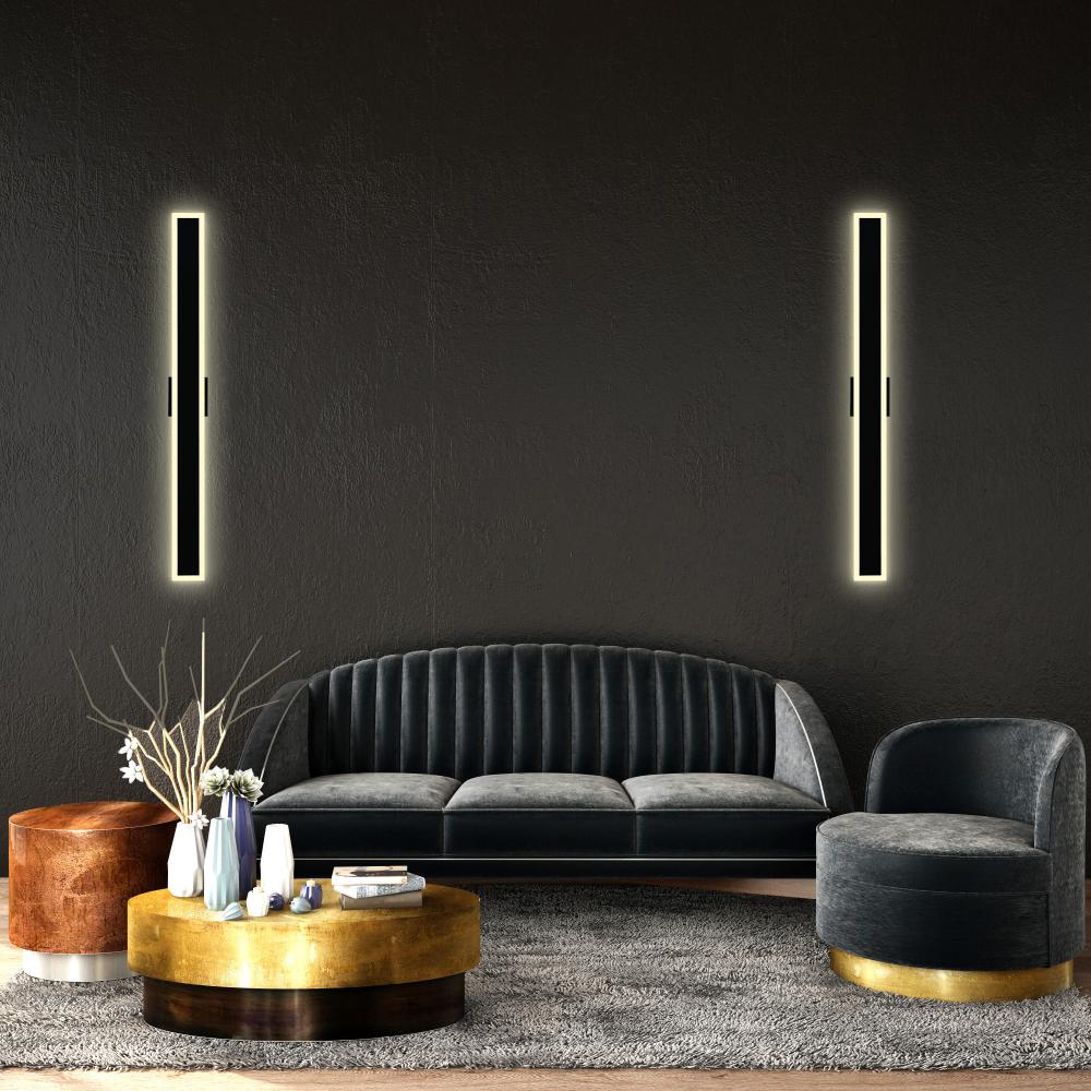 Malibu LED Integrated Black Outdoor Wall Light