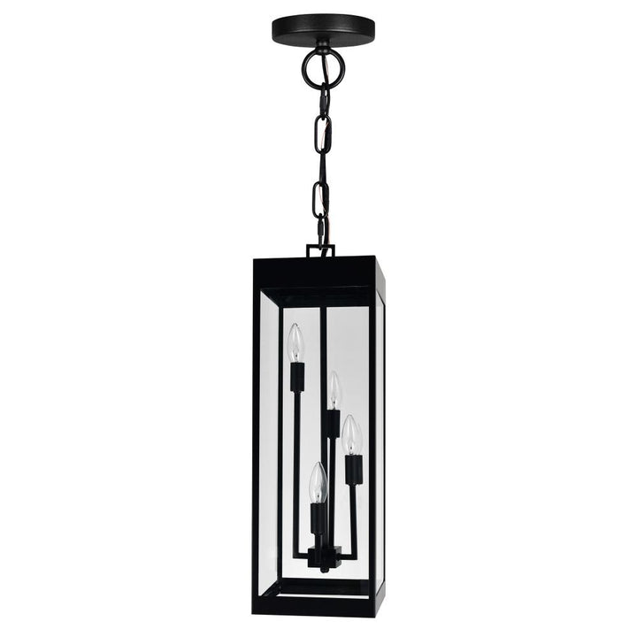 Windsor 4 Light Black Outdoor Ceiling Light