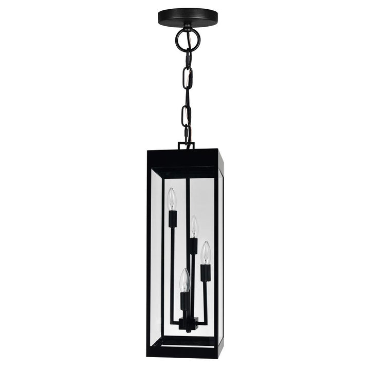 Windsor 4 Light Black Outdoor Ceiling Light