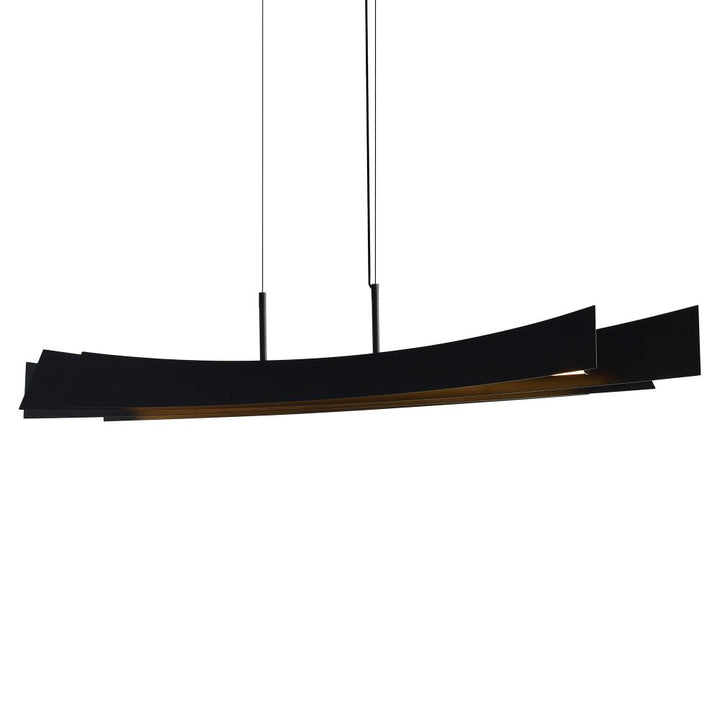 Candora Integrated LED Black Island/Pool Table Light
