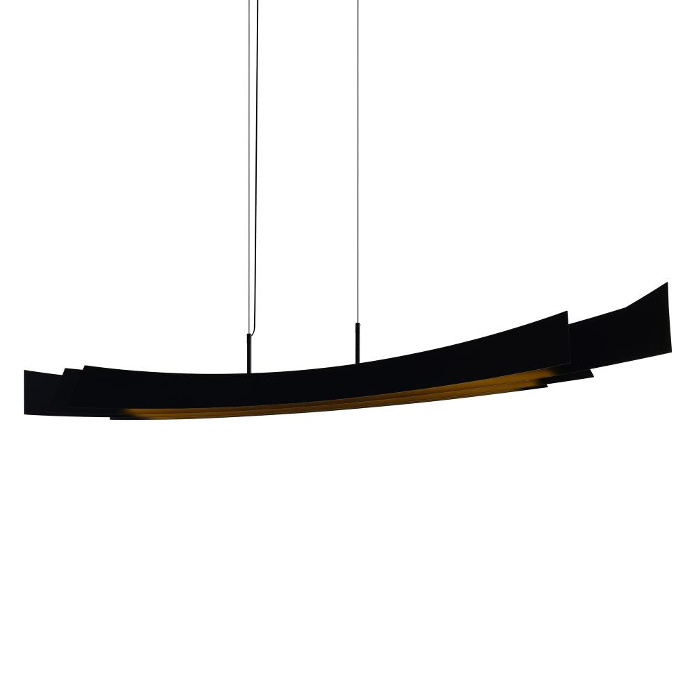 Candora Integrated LED Black Island/Pool Table Light