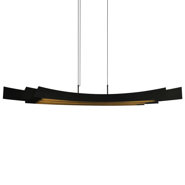 Candora Integrated LED Black Island/Pool Table Light