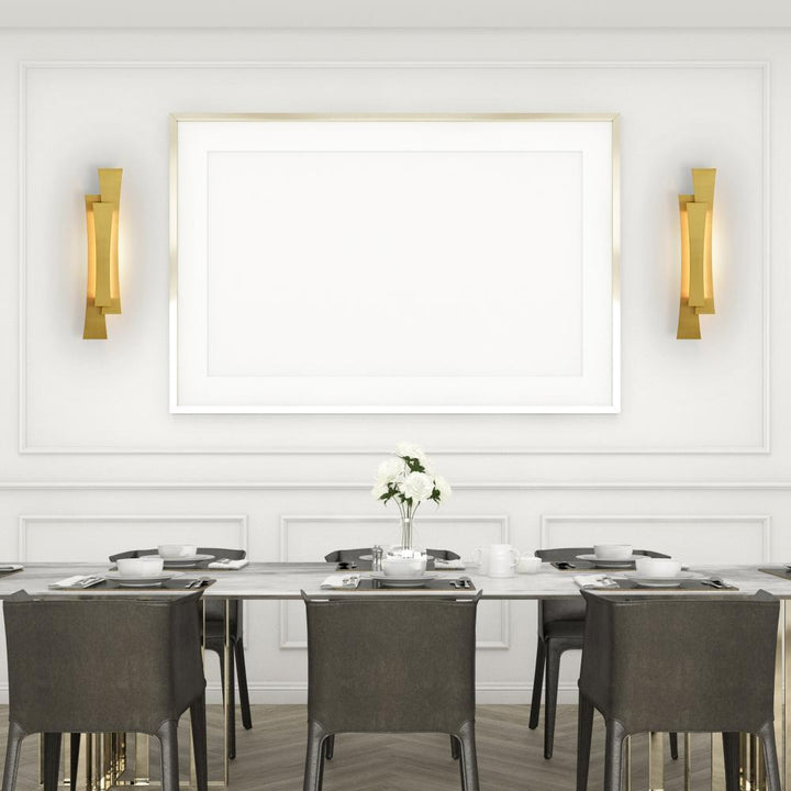 Candora Integrated LED Brass Vanity Light