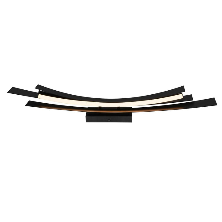 Candora Integrated LED Black Vanity Light