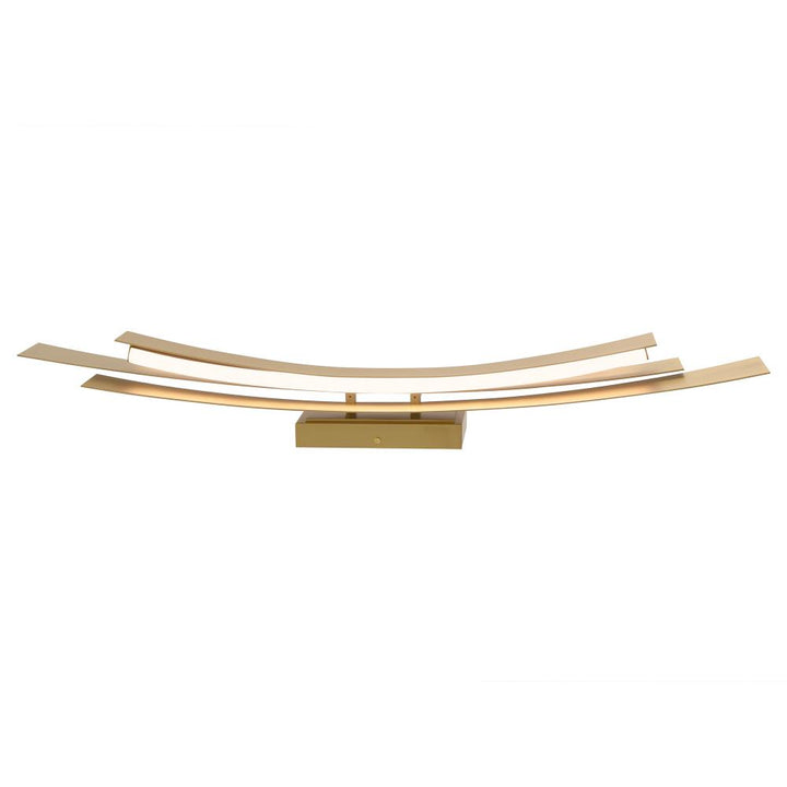 Candora Integrated LED Brass Vanity Light