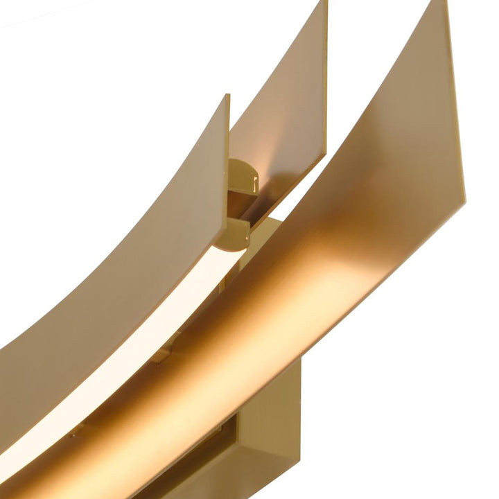 Candora Integrated LED Brass Vanity Light
