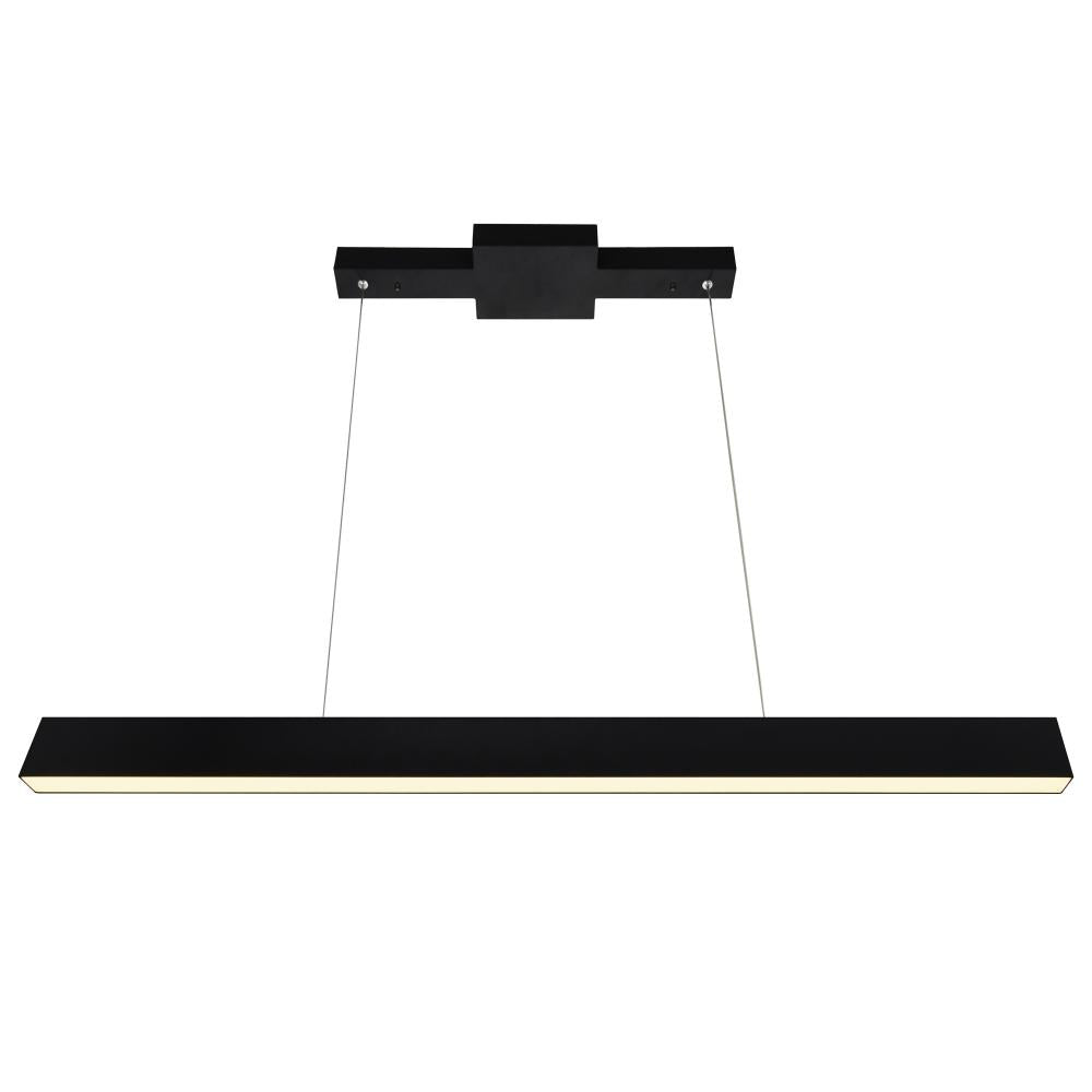 Pienza 47 in LED Integrated Black Chandelier
