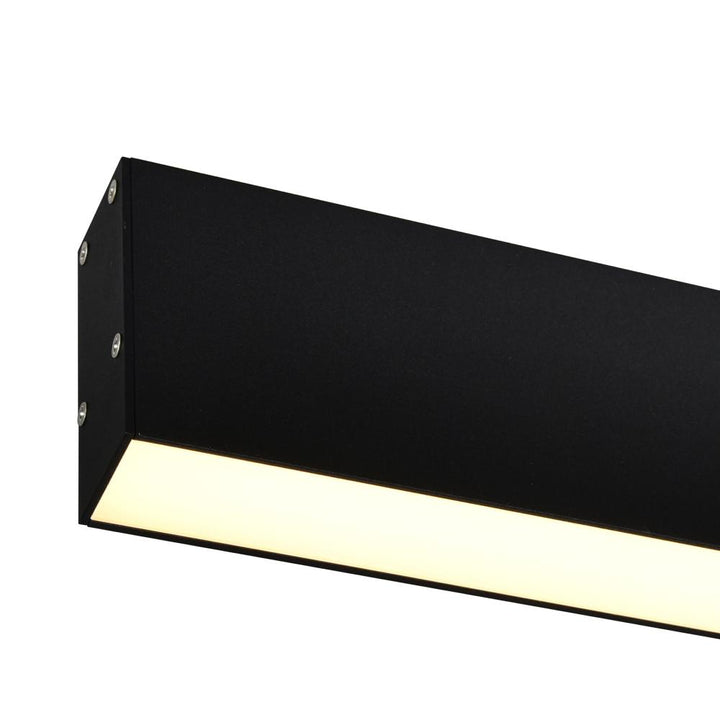 Pienza 47 in LED Integrated Black Chandelier