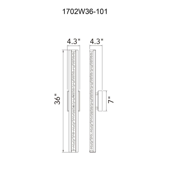 Fiji Integrated LED Black Outdoor Wall Light