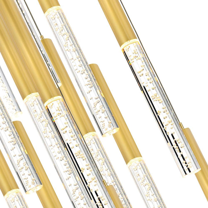 Dragonswatch LED Integrated Chandelier with Satin Gold Finish