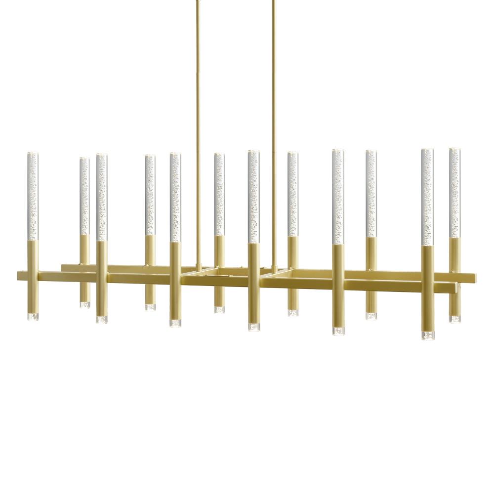 Dragonswatch Integrated LED Satin Gold Island/Pool Table Light