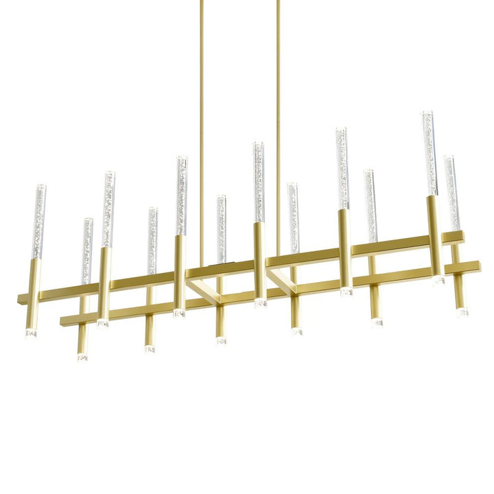 Dragonswatch Integrated LED Satin Gold Island/Pool Table Light