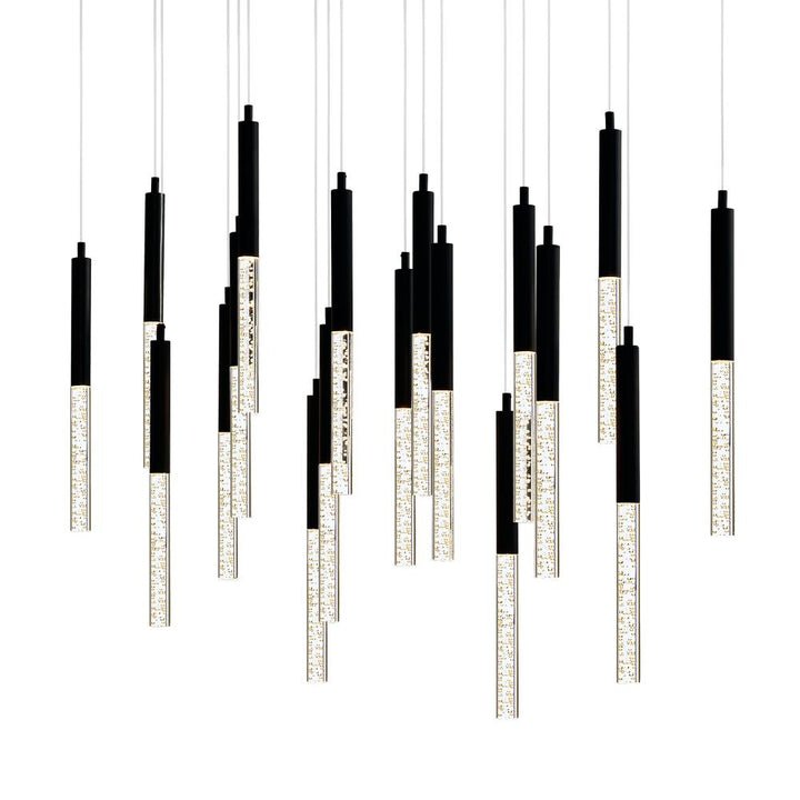 Dragonswatch Integrated LED Black Chandelier