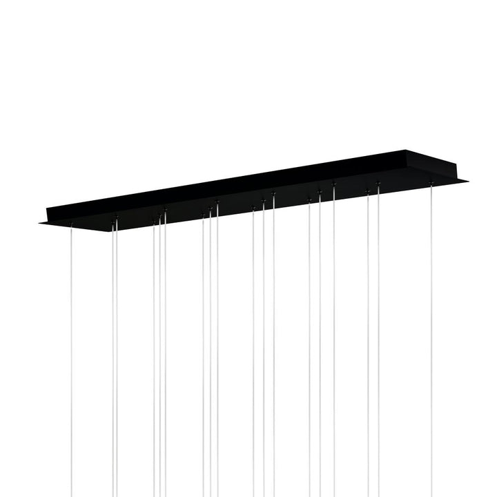 Dragonswatch Integrated LED Black Chandelier