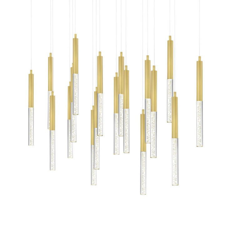 Dragonswatch Integrated LED Satin Gold Chandelier