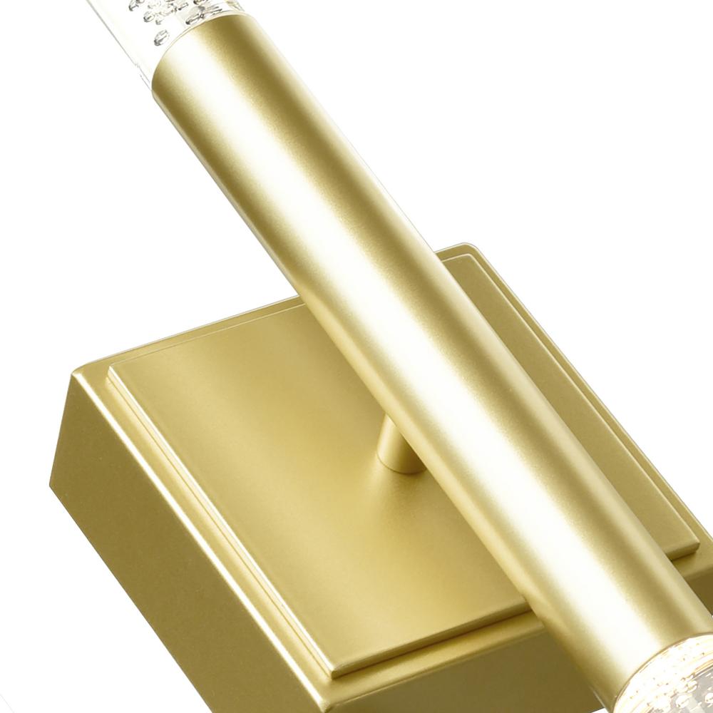 Dragonswatch Integrated LED Satin Gold Vanity Light