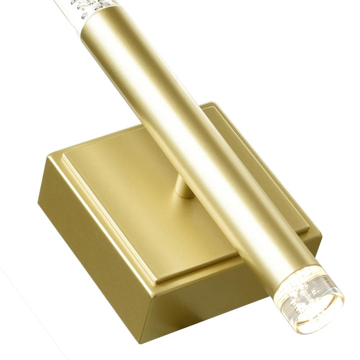 Dragonswatch Integrated LED Satin Gold Wall Light