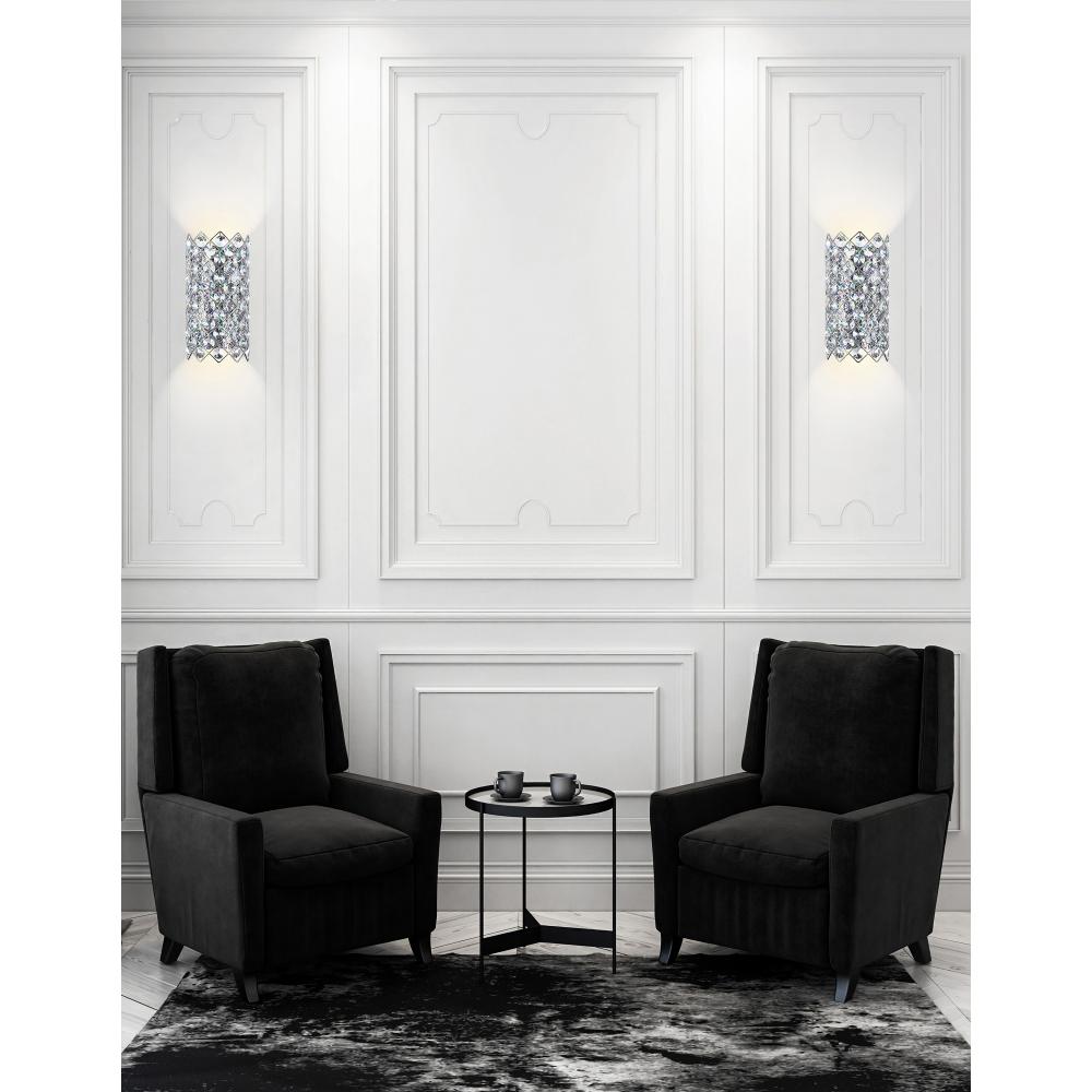 Chique 4 Light Wall Sconce With Chrome Finish