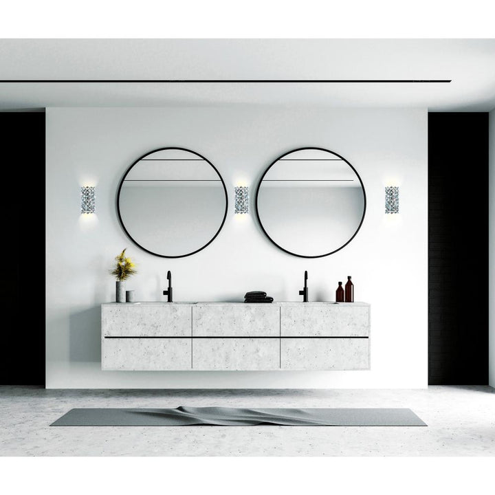 Chique 4 Light Wall Sconce With Chrome Finish