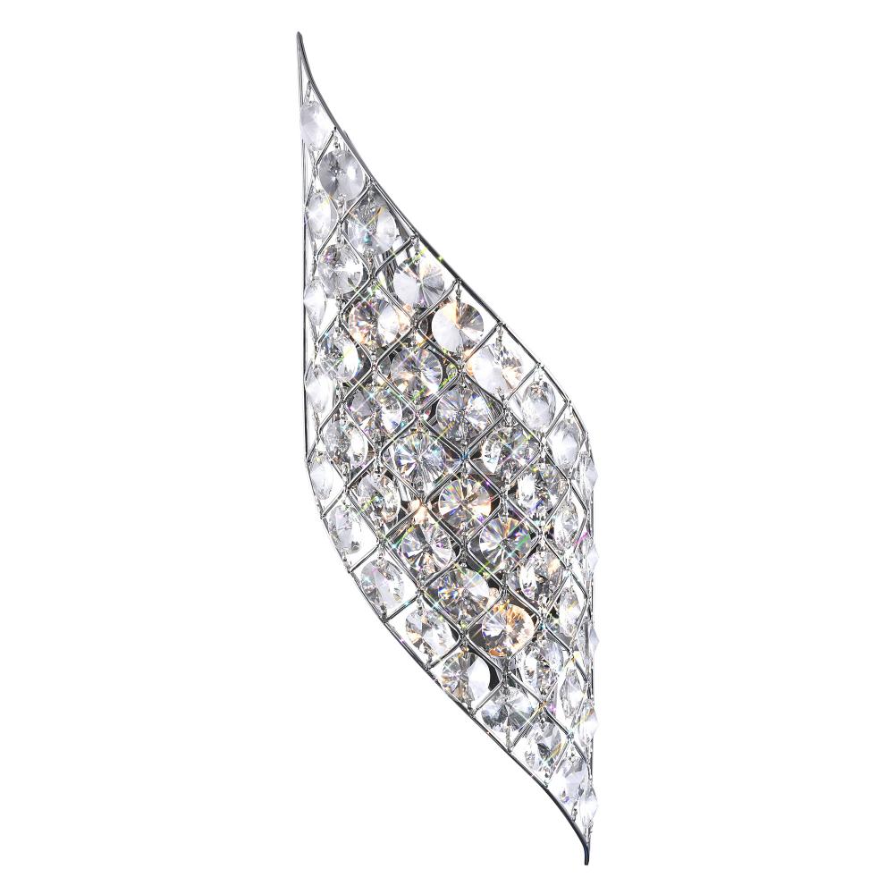 Chique 4 Light Wall Light With Chrome Finish