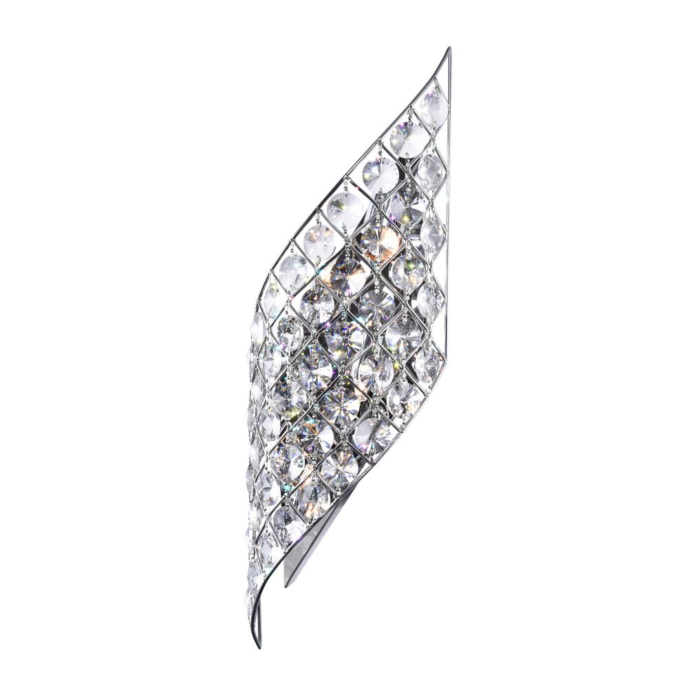 Chique 4 Light Wall Sconce With Chrome Finish