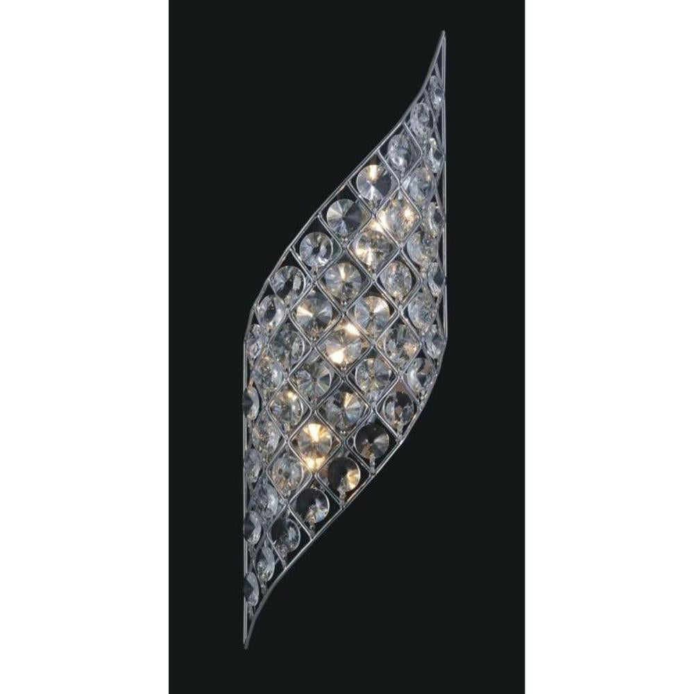 Chique 4 Light Wall Sconce With Chrome Finish