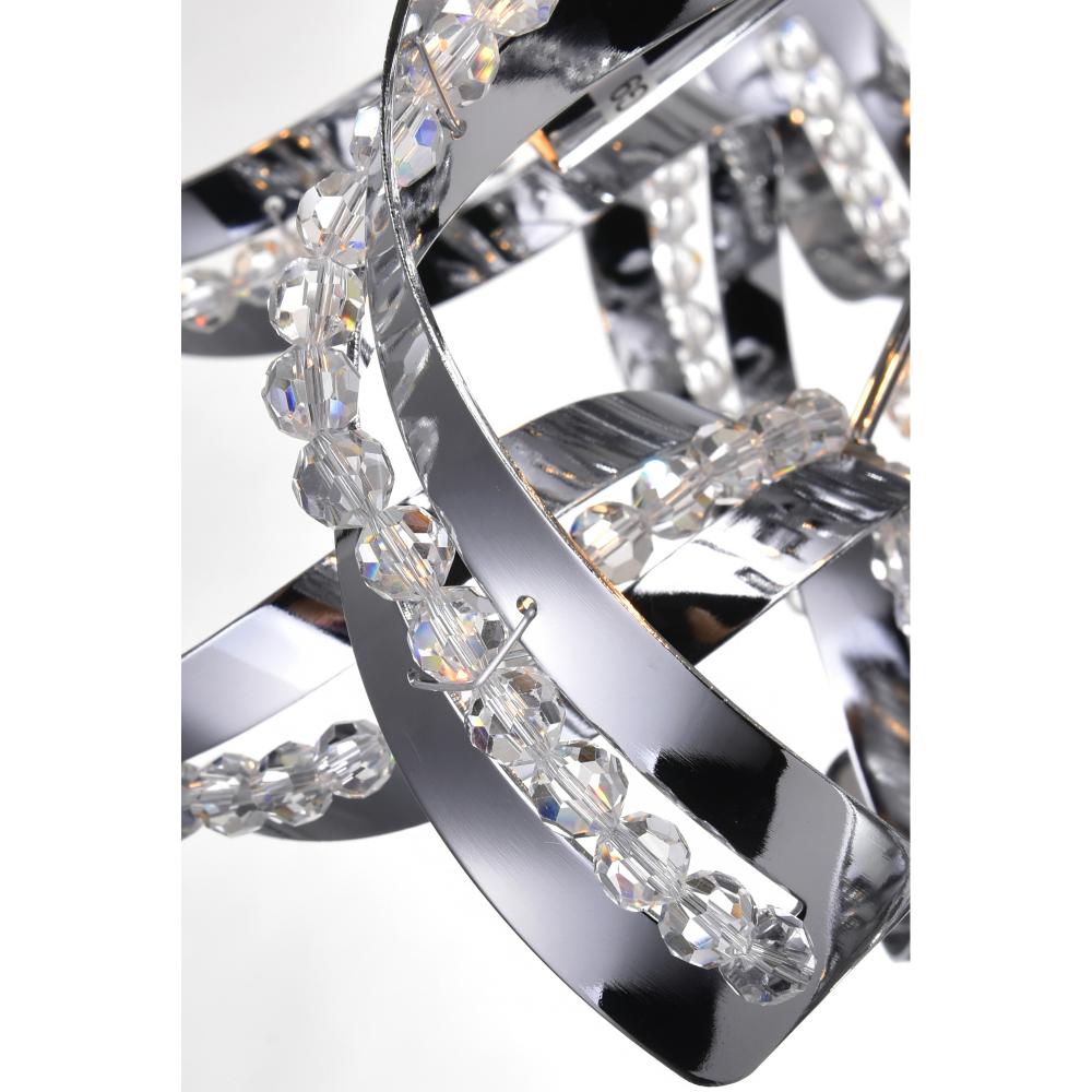 Swivel 12 Light Chandelier With Chrome Finish
